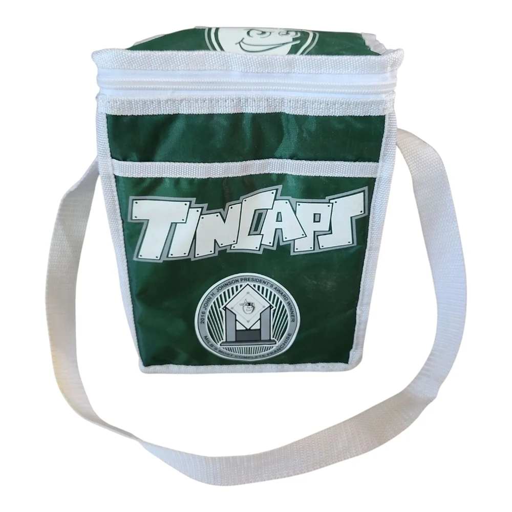 Fort Wayne TinCaps Green Cooler Bag – MLB Team Fan Gear – Insulated & Portable
